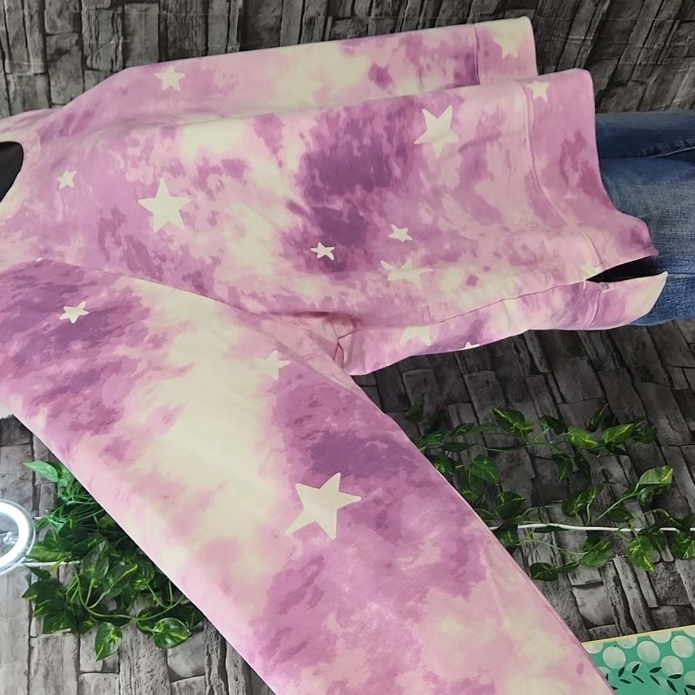 Wildfox Purple Tie Dye Star Sweatshirt -XXL - Picture 4 of 8